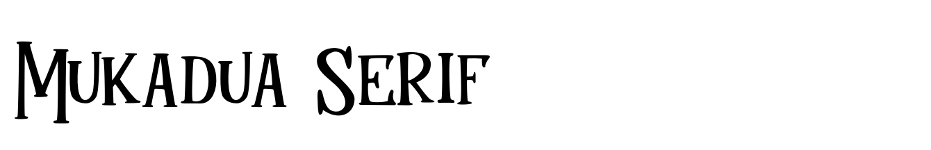Mukadua Serif